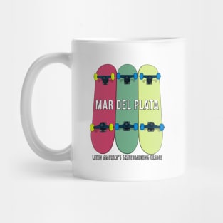 Mar del Plata Latin America’s Skateboarding Cradle Skateboarding Skate Mug